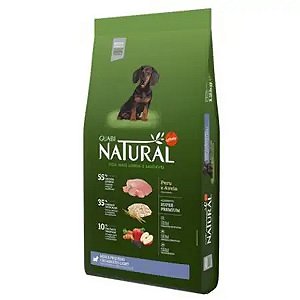 Ração Guabi Natural Cães Adultos Light Raças Mini e Pequeno Peru e Aveia 12kg
