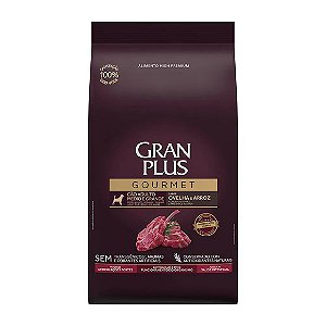 Ração GranPlus Gourmet Cães Adultos Médio e Grande Ovelha e Arroz 3kg
