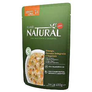 Ração Úmida Guabi Natural Cães Adultos Frango e Cereais 100 g