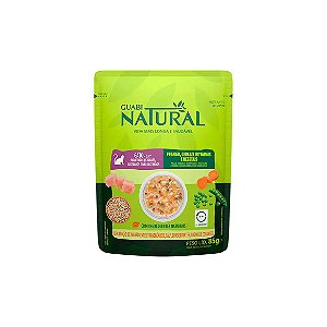 Ração Úmida Guabi Natural Gatos Frango, Cereais Integrais e Vegetais 85 g