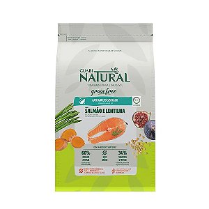 Ração Guabi Natural Grain Free Gatos Castrados Salmão e Lentilha 1,5 kg
