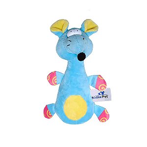 Brinquedo Pelúcia Rato HomePet Azul Único