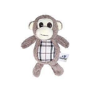 Brinquedo Pelúcia Macaco HomePet Xadrez Único