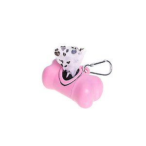 Conjunto Cata Caca Osso Rosa HomePet Único