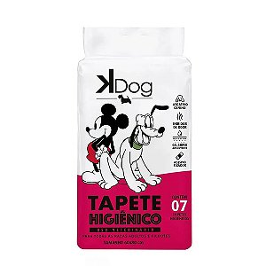 Tapete Higiênico Disney Kdog 7 unidades