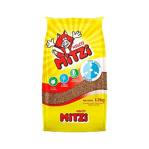 Areia para Gato Mitzi Granulado Sanitário Kelco 12 kg