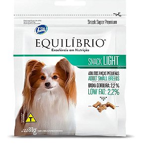 Petisco Equilíbrio Snack Light Cães Adultos Raças Pequenas 80 g