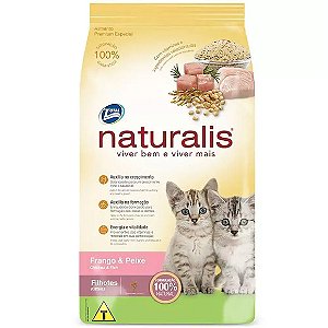 Ração Naturalis Gatos Filhotes Frango e Peixe 10,1 kg