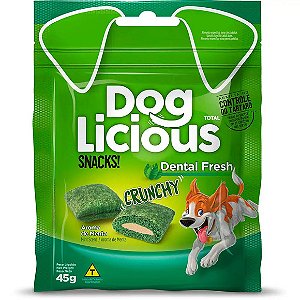 Petisco DogLicious Snacks Crunchy Dental Fresh 45 g