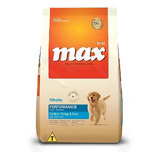 Ração Max Cães Filhotes Cordeiro, Frango e Arroz 10 kg