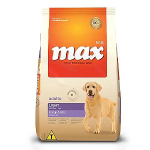 Ração Max Cães Adultos Light Frango e Arroz 15 kg