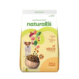Ração Naturalis Cães Adultos Pequeno Porte Peru e Frango 1 kg