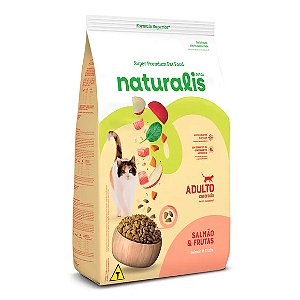 Ração Naturalis Gatos Adultos Castrados Salmão e Frutas 1,5 kg