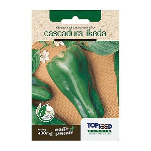Sementes de Pimentão Cascadura Ikeda Tradicional Topseed Garden Único