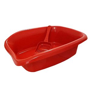 Bandeja Higiênica Alvorada Vermelha Único