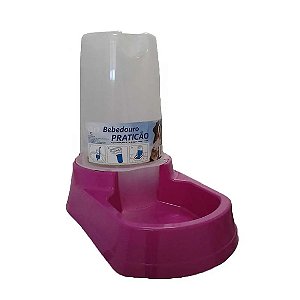 Bebedouro Automático Praticão Rosa Alvorada Único
