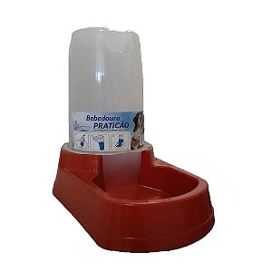 Bebedouro Automático Praticão Vermelho Alvorada Único
