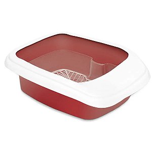 Bandeja Higiênica Furba Alvorada Vermelha Único