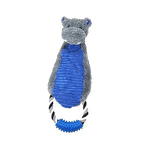Brinquedo Cão Pelúcia Com Puxador Hipopámo Western Pet Único