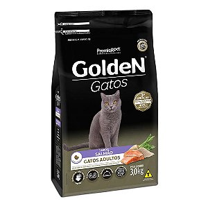 Ração Golden Gatos Adultos Salmão 3kg