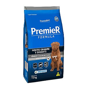 Ração Premier Formula Cães Sênior Raças Grandes e Gigantes Cordeiro 15 kg