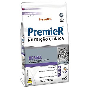Ração Premier Nutrição Clínica Renal Gatos Adultos 500 g