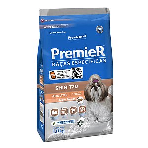 Ração Premier Shih Tzu Adultos Salmão 1 kg