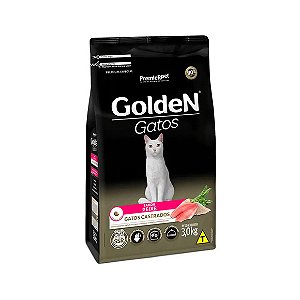 Ração Golden Gatos Castrados Peixe 3 kg