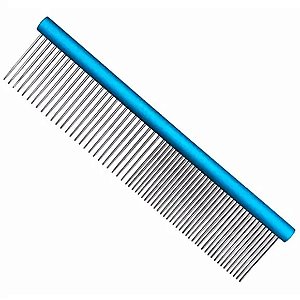 Pente 25cm Duplo Alumínio Azul Precision Edge Único
