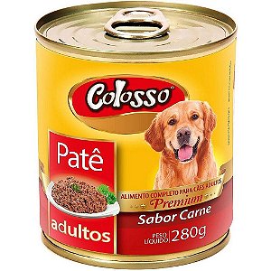 Pate Colosso Cao Carne Lata 280 grs