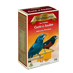 Ração para Curió e Azulão Nutripássaros Premium 325g