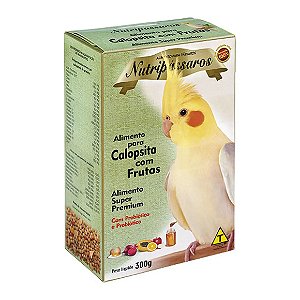 Ração para Calopsita com Frutas Nutripássaros 300 g