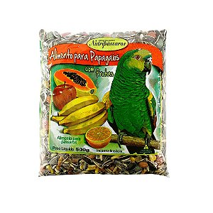 Mistura P/papagaio C/frutas 500g