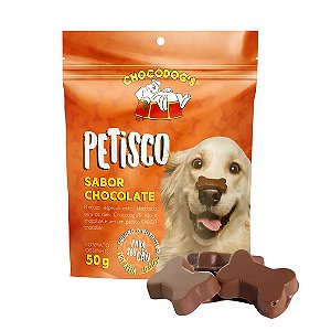 Petisco para Cães Bisdogs Osso Chocolate 50 g
