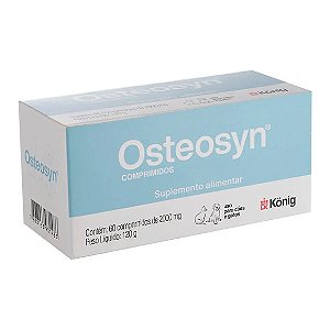 Suplemento Alimentar Osteosyn 60 Comprimidos 2000 mg