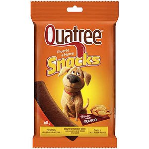 Quatree Snacks Bifinhos Sabor Frango 60 gamas