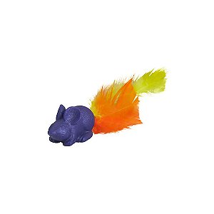 Brinquedo Ratinho Fantasy com Pluma LCM Único