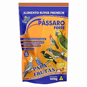 Papa de Frutas Pássaro Forte 200g