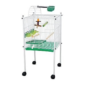 Viveiro Para Aves Calopsita Agapornis  Bragança Caçulinha Branco Único