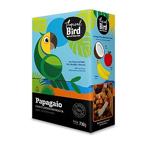 Alimento Super Premium Tropical Bird Papagaio Zootekna 700g