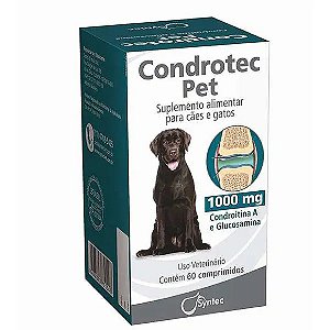 Condrotec Pet 1000 Suplemento 60 comprimidos