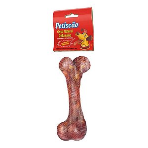 Osso Defumado Mini Femur Vermelho Triplo Petiscao