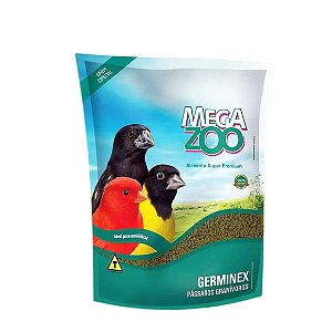 Ração Megazoo Pássaros Granívoros Germinex 350 g