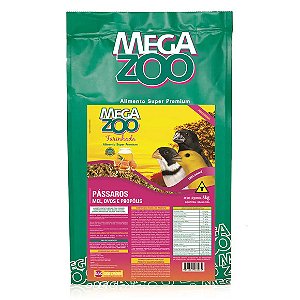 Farinhada Megazoo para Pássaros Mel, Ovos e Própolis 5 kg