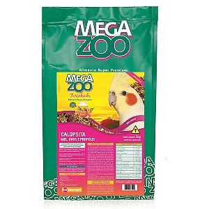 Farinhada Megazoo para Calopsita Mel, Ovos e Própolis 5 kg