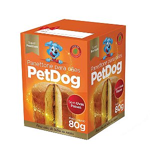 Panettone Tradicional Cães Pet Dog 80 g