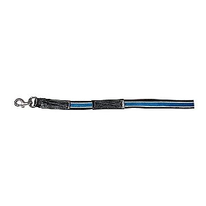 Guia Trançada Mosquetão Giratório Azul 50 cm