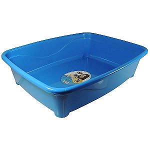 Bandeja Higiênica Classic Azul Furacão Pet Único