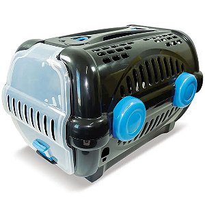 Caixa de Transporte Luxo Furacão Pet Azul Nº 03