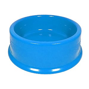 Comedouro Plástico Furacão Pet Azul 350 ml